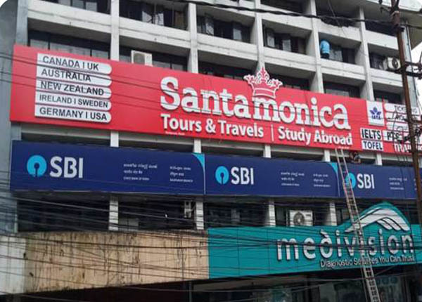 customized led signs board for business in kochie